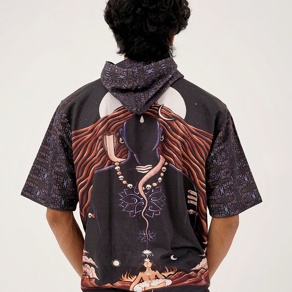 Shivaverse Oversized Hoodie for Spiritual and Bold Streetwear