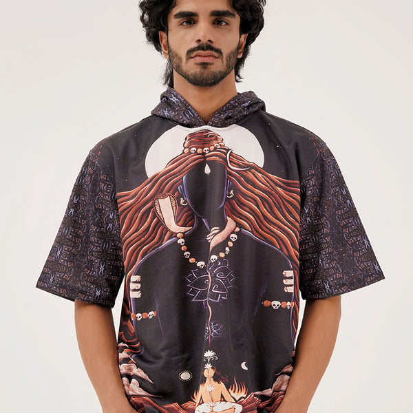 Shivaverse Oversized Hoodie for Spiritual and Bold Streetwear