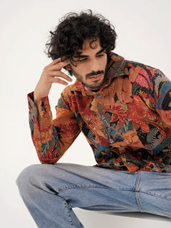 Bohemian Blaze Shacket – Partywear Jackets