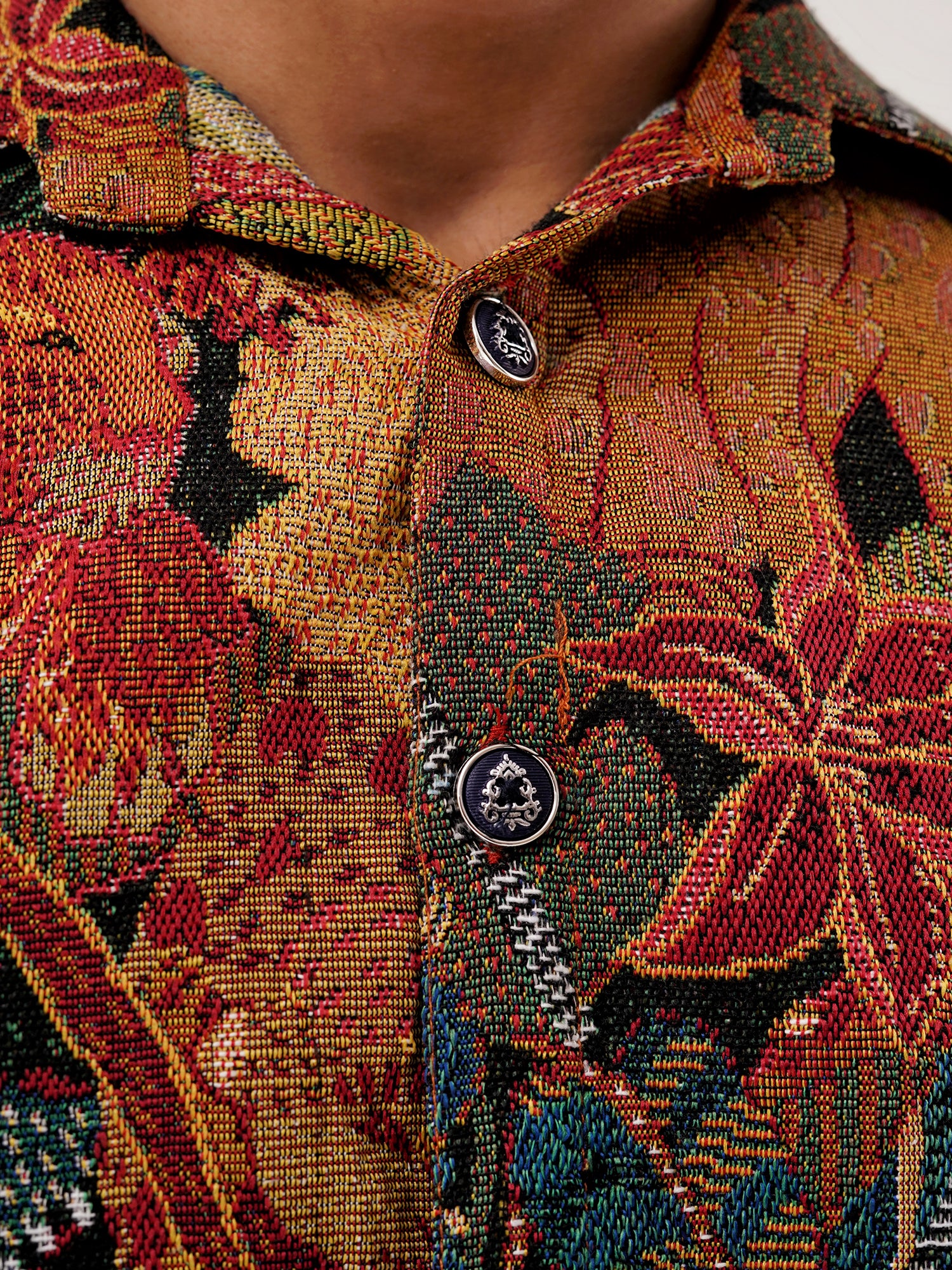 Bohemian Blaze Shacket – Partywear Jackets