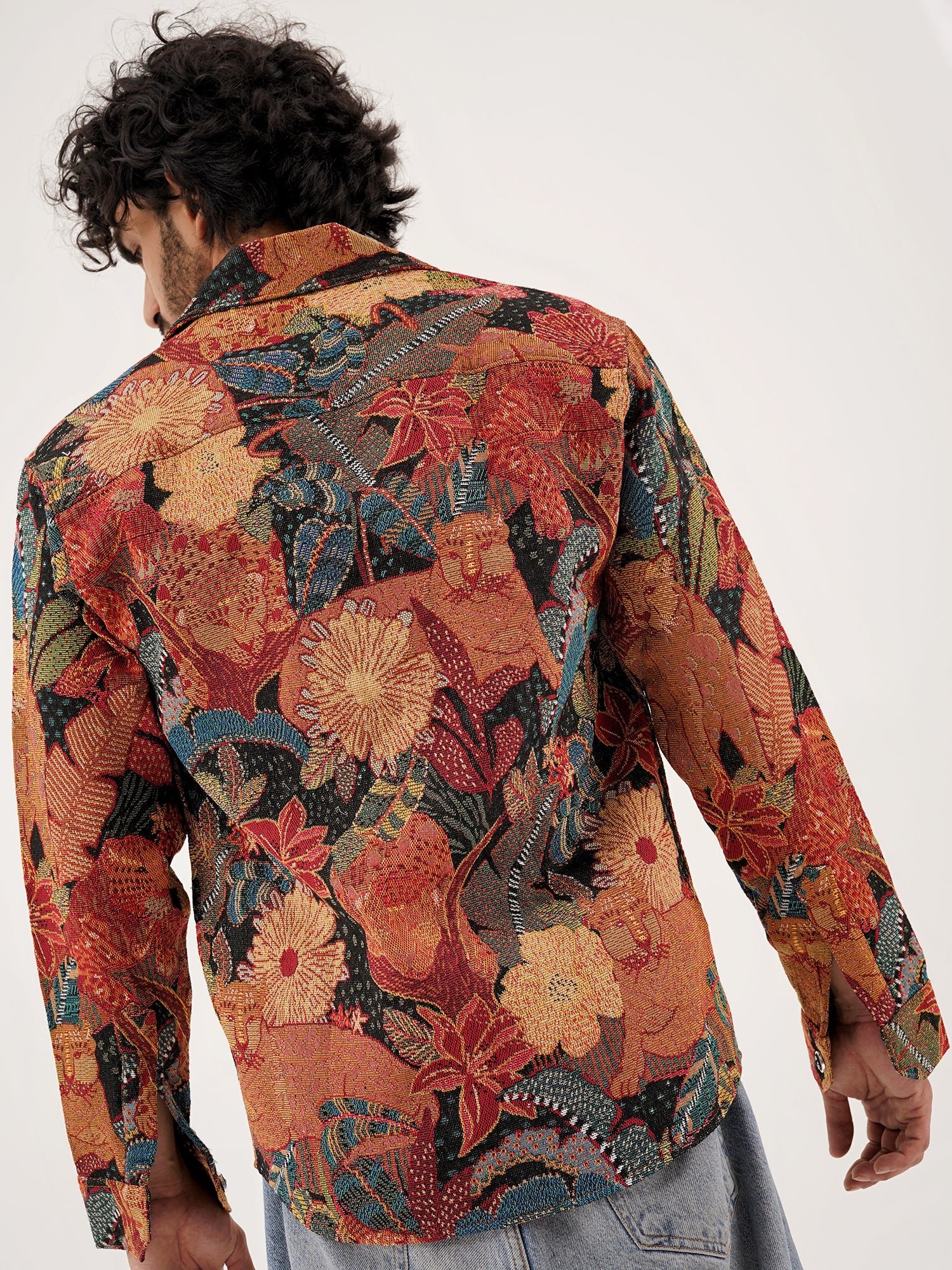 Bohemian Blaze Shacket – Partywear Jackets