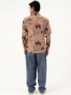 Elephant Memoir Shacket – Premium Jacquard Comfort