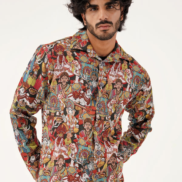 Cultural Canvas Shacket – A Smart Casual Layer
