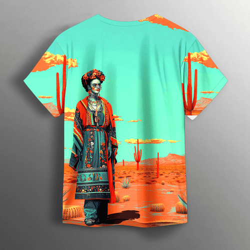Desert Diva Printed Tee for Bold and Stylish Urban Streetwear
