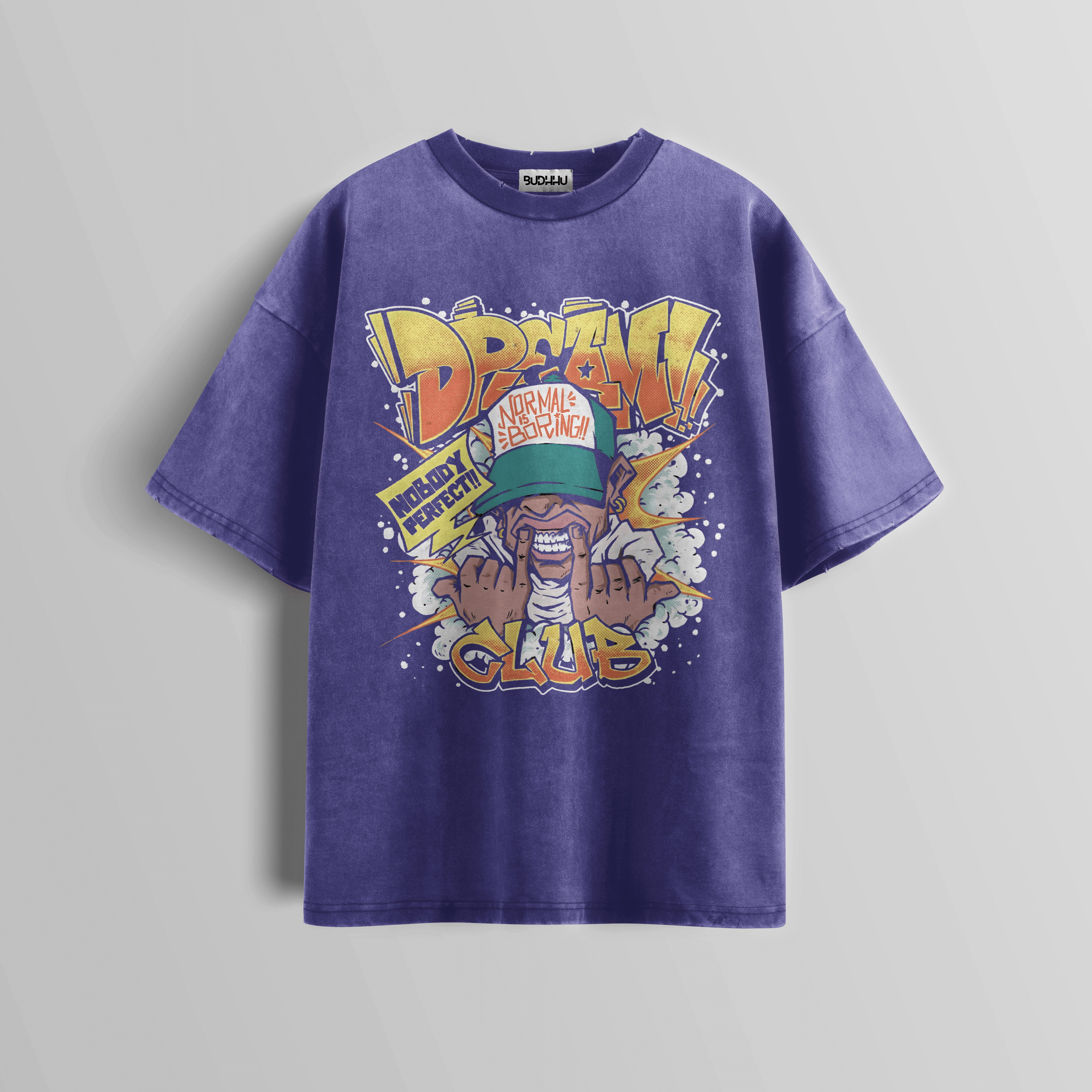 Dream Club Rebel Acid Wash Tee