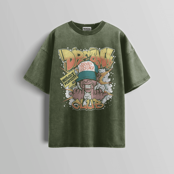 Dream Club Rebel Acid Wash Tee