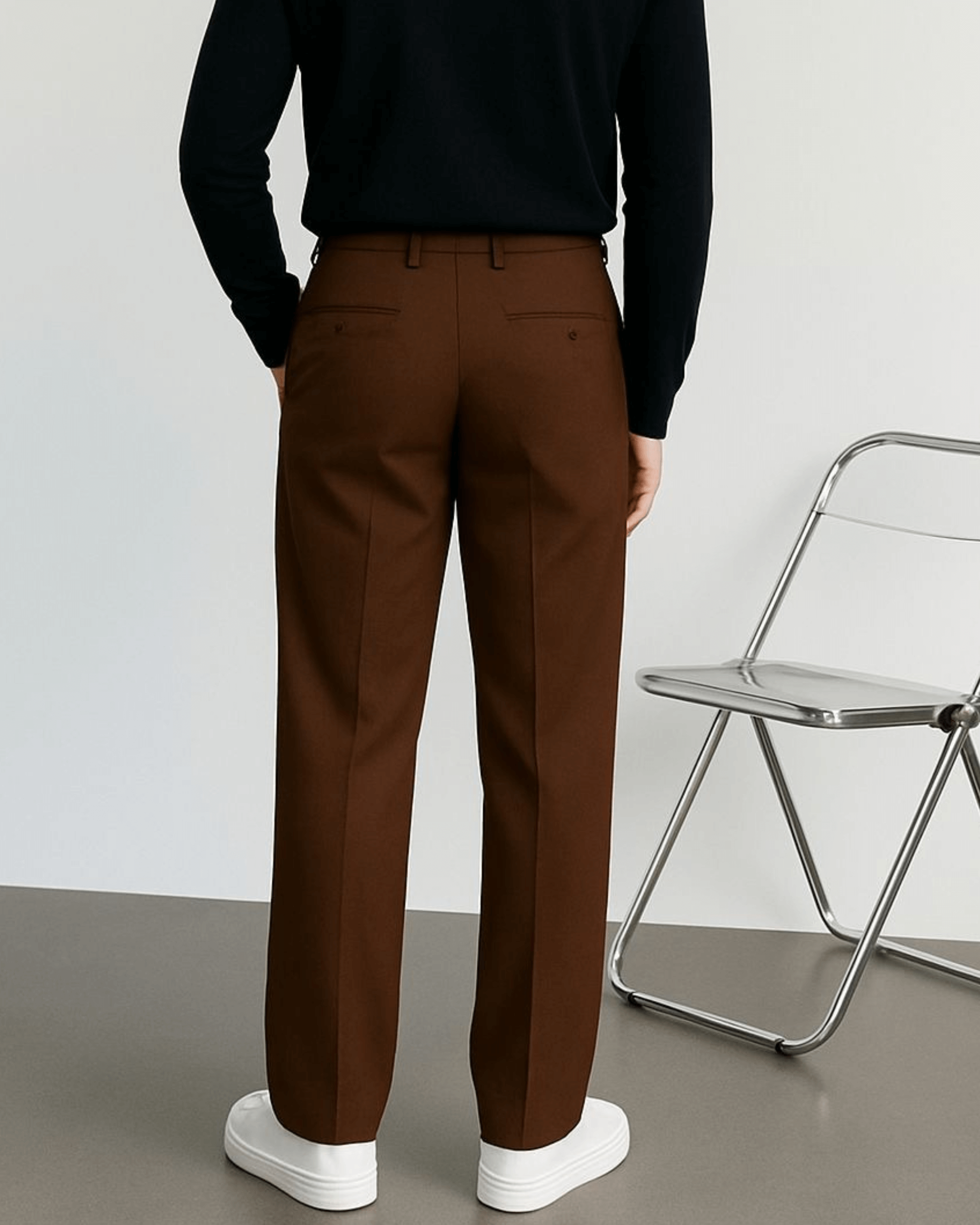 Cocoa Brown Stretch Pants