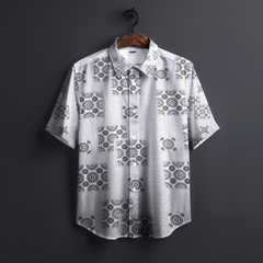 Echo Luxe White Shirts and Short Set | 100% cotton