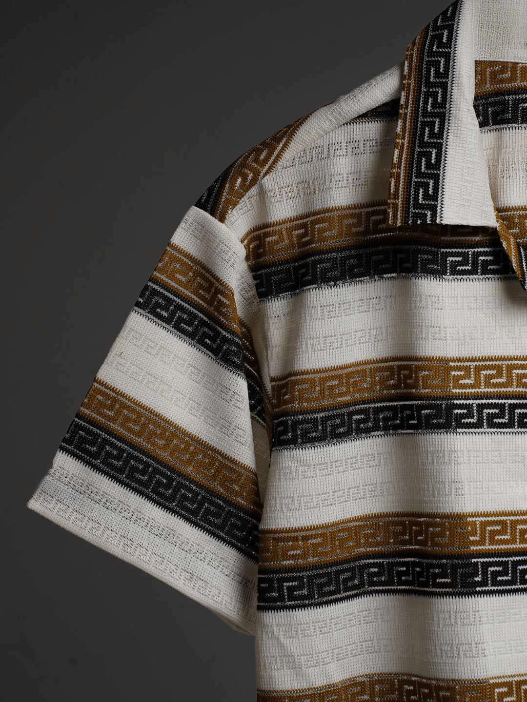 Ebony Sands Stripe Knitted Shirt