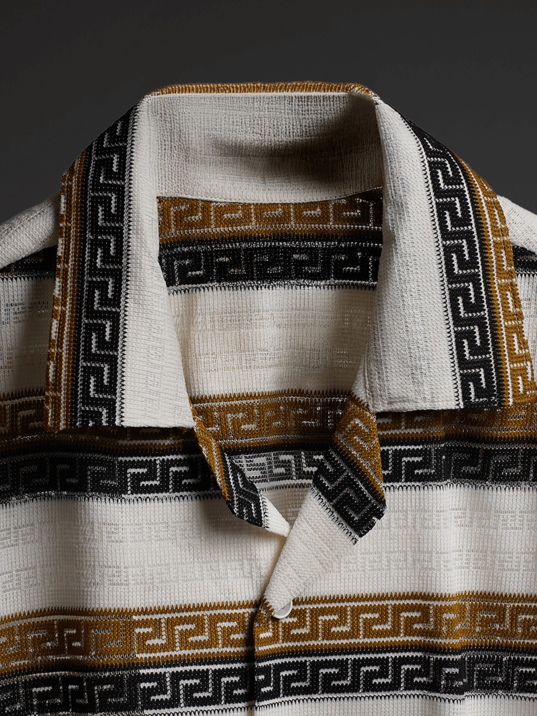 Ebony Sands Stripe Knitted Shirt