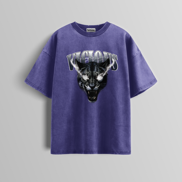 Vicious Instinct Acid Wash Tee
