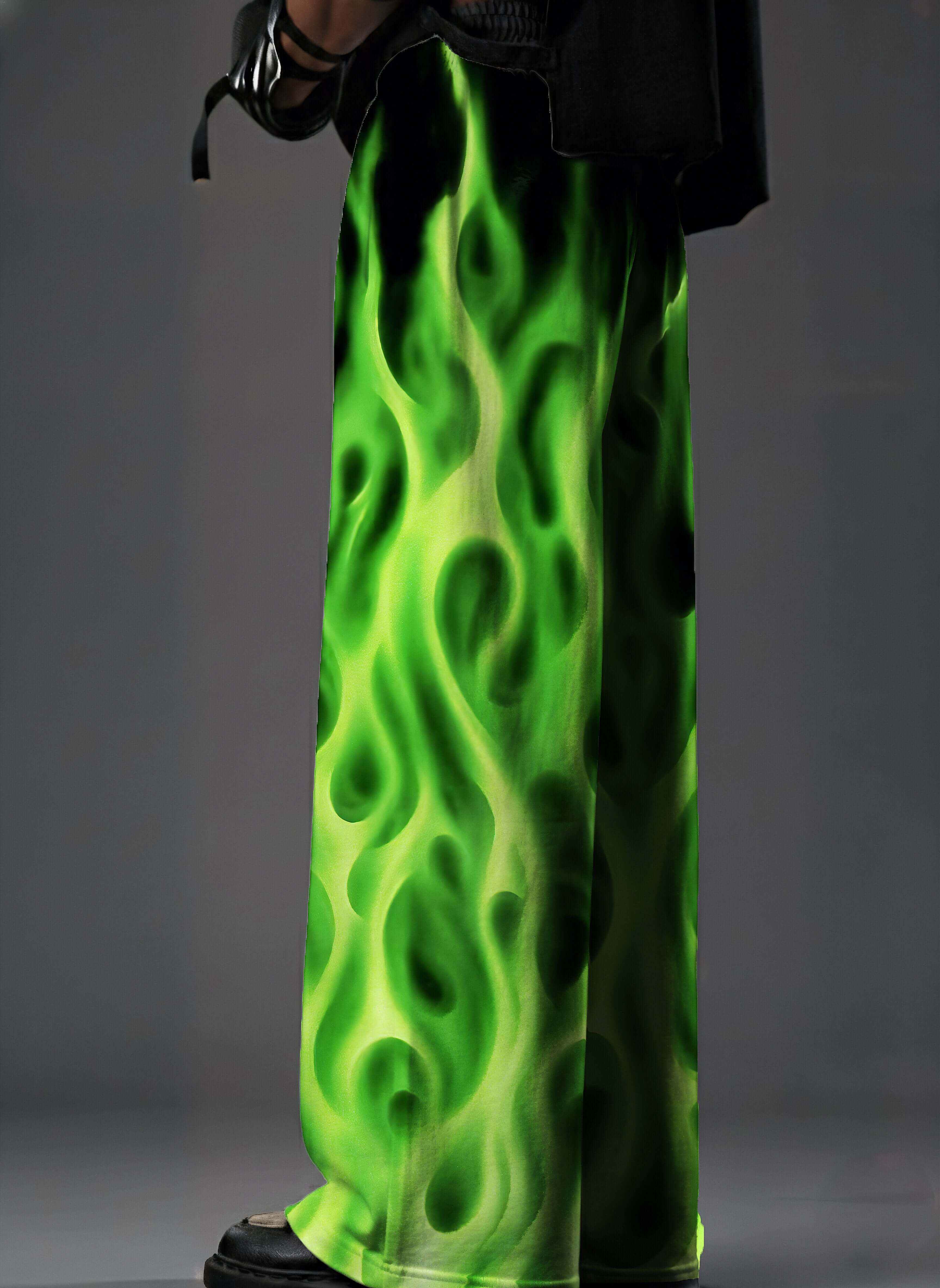 Printed Baggy Pants, Baggy Fit Pants, Streetwear Pants