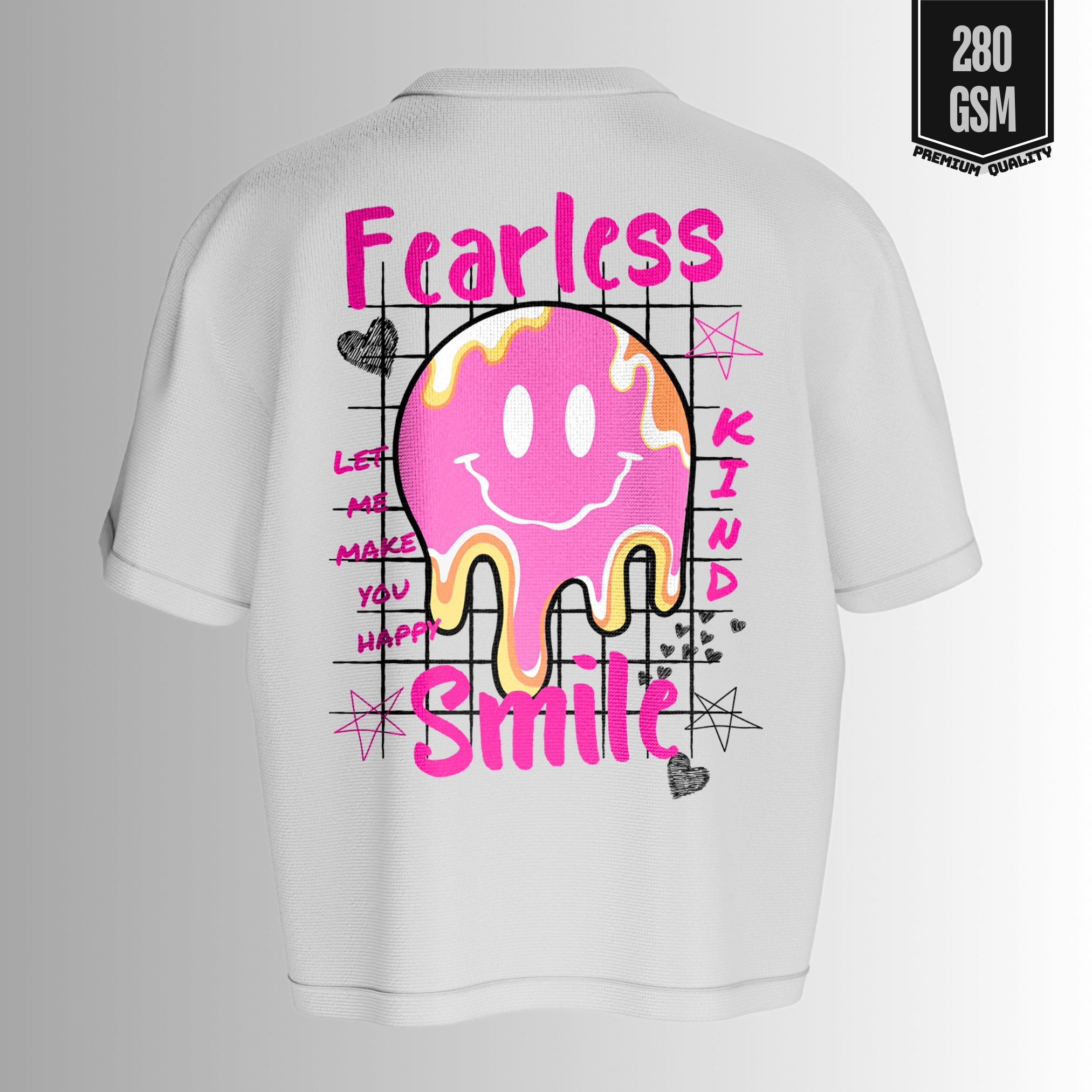 Fearless Printed Oversize Tee