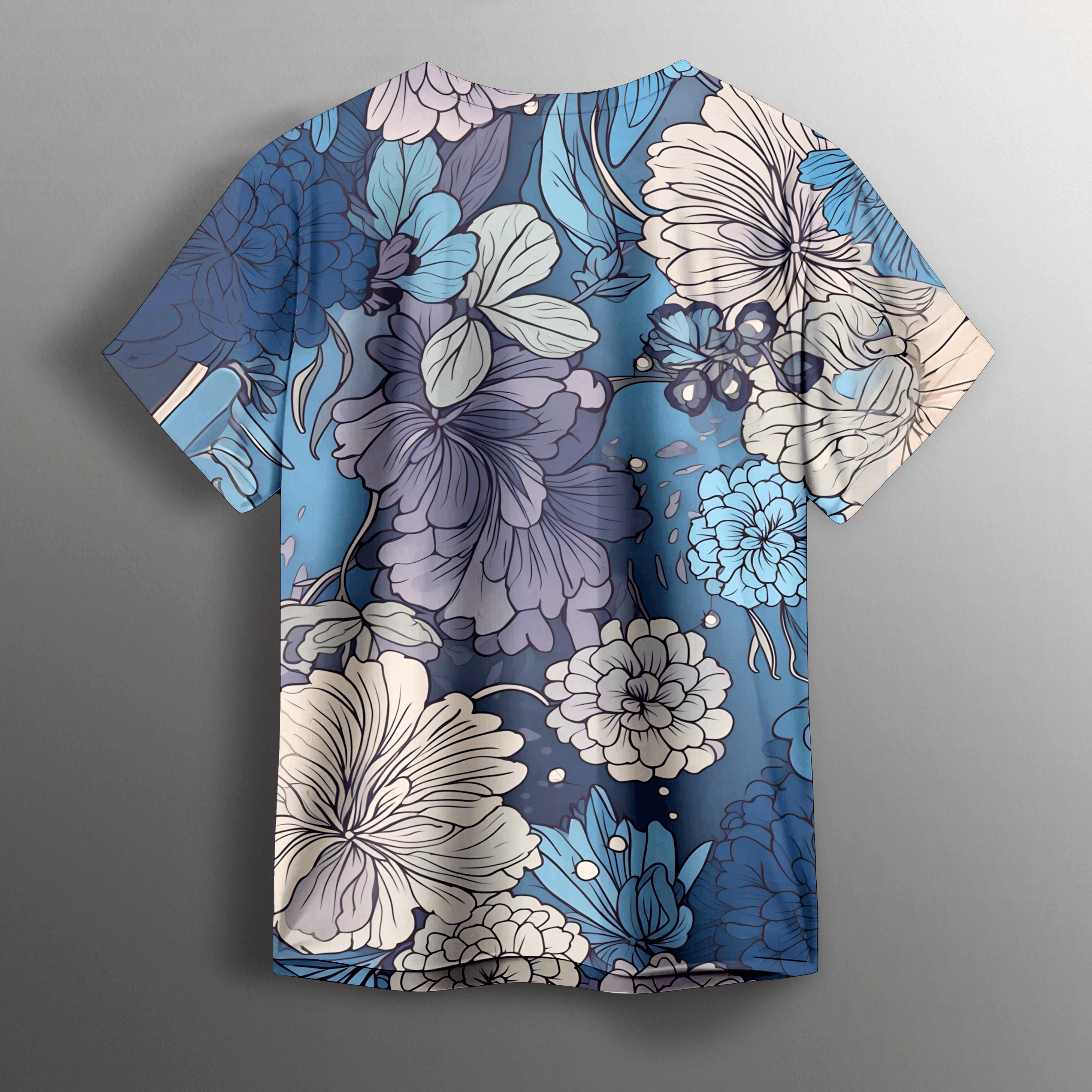 Floral Cascade Printed Tee