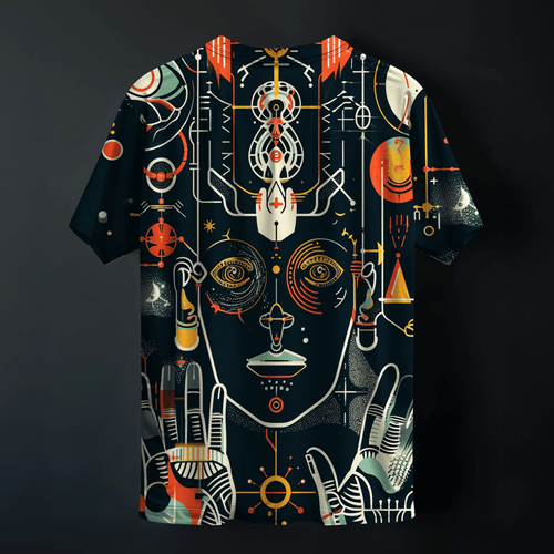Futuristic Oracle Printed Tee