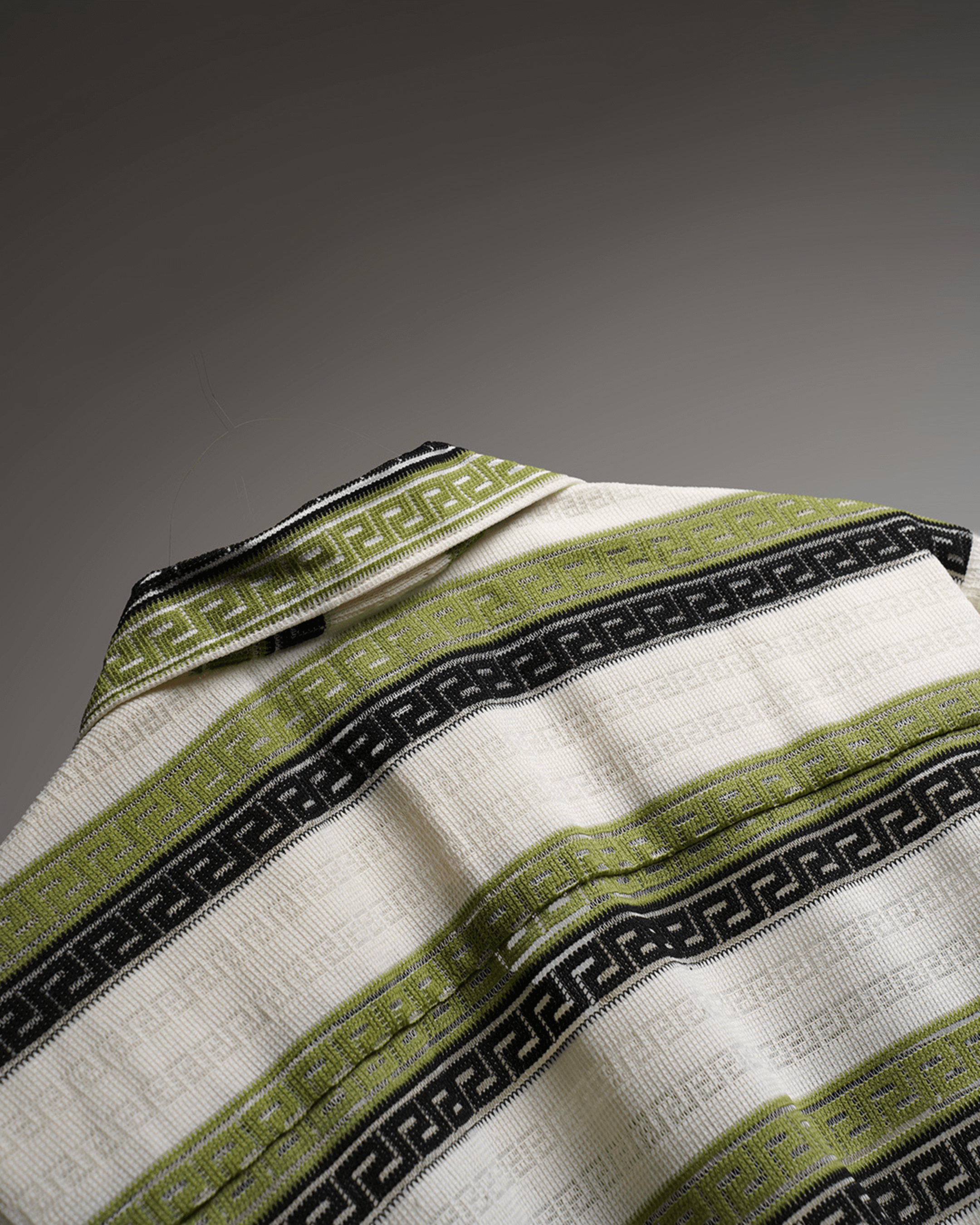 Green Gloove Stripe Knitted Shirt