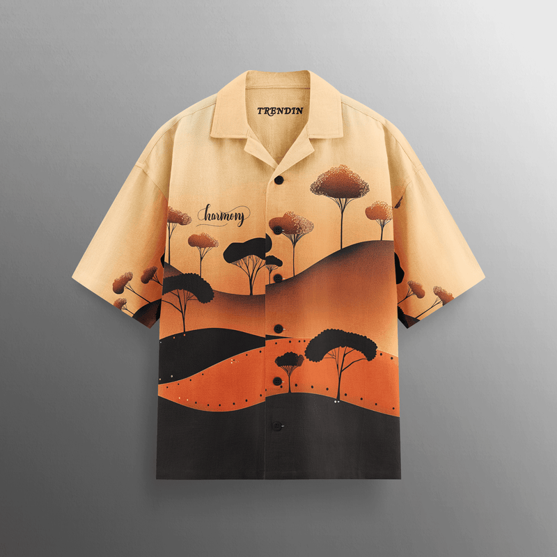 Harmony Sunset Cotton Shirt
