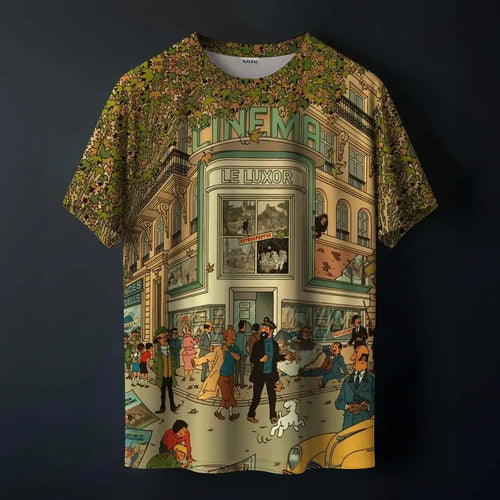 Hustle and Bustle Printed Tee