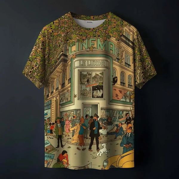 Hustle and Bustle Printed Tee