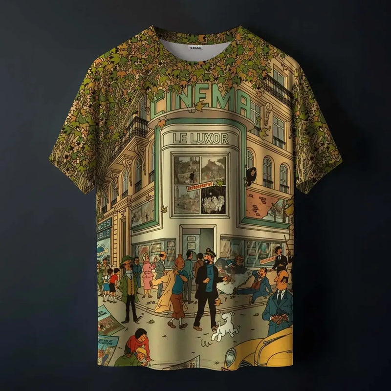 Hustle and Bustle Printed Tee
