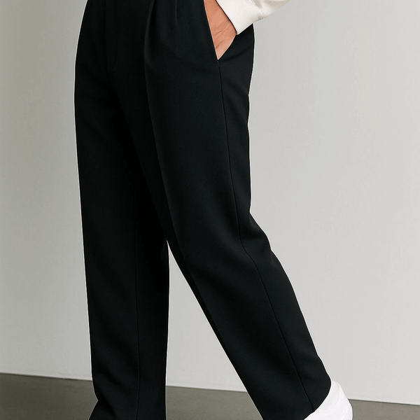 Jet Black Stretch Pants