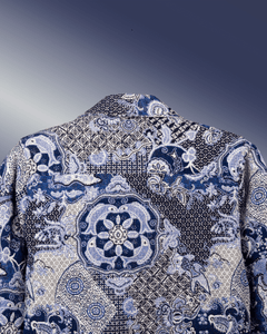 Jacquard cotton shacket overshirt for men India