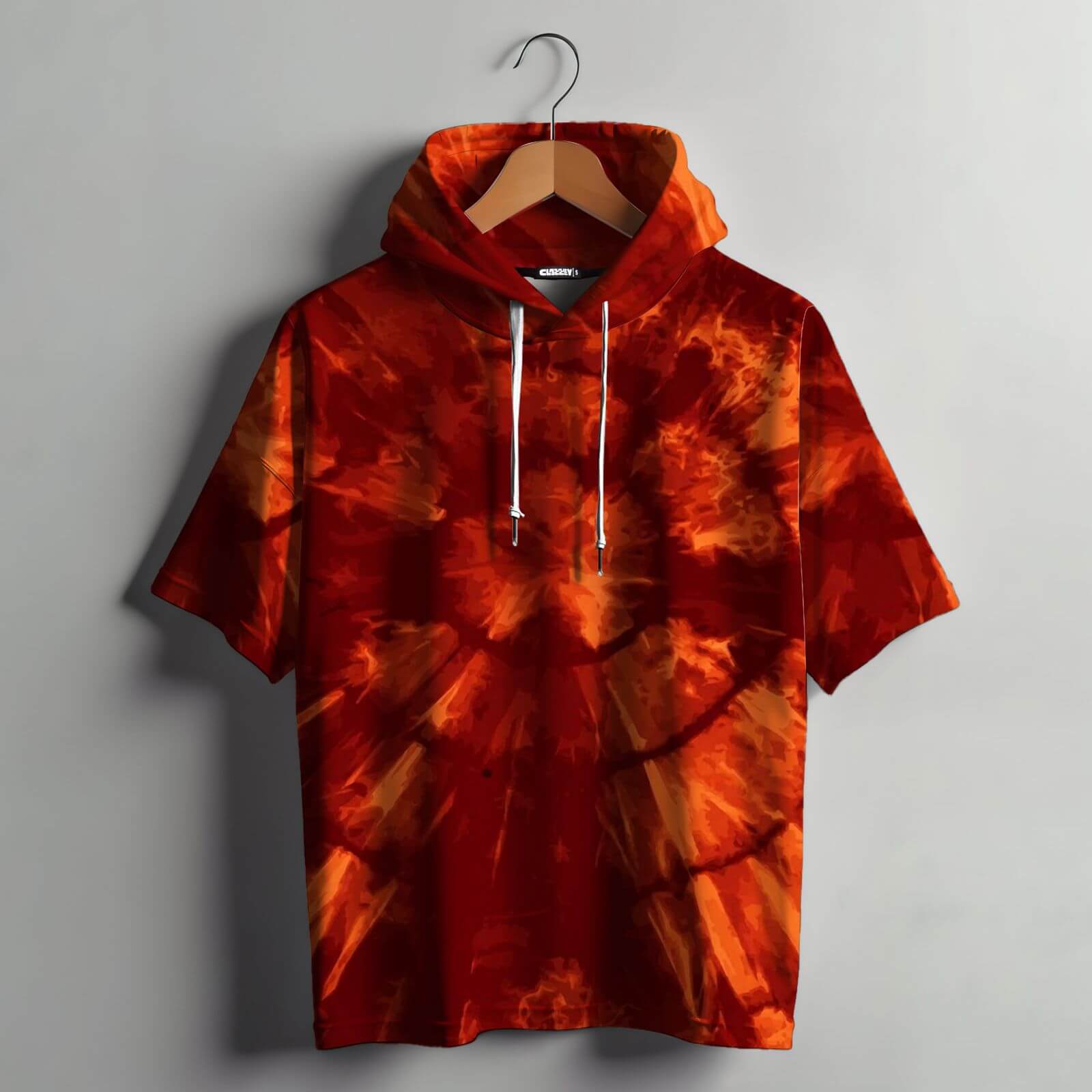 Rust Reign Oversized Hoodie for Bold and Comfortable Streetwear