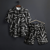 Printed Beach Shirts and Short Set | 100% cotton