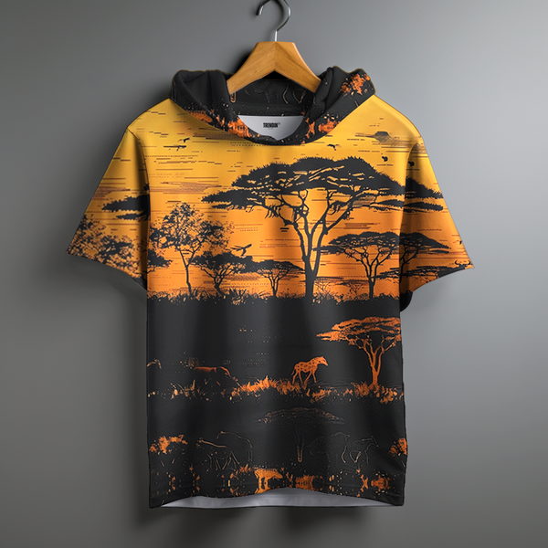 Jungle sunset Oversized Hoodie