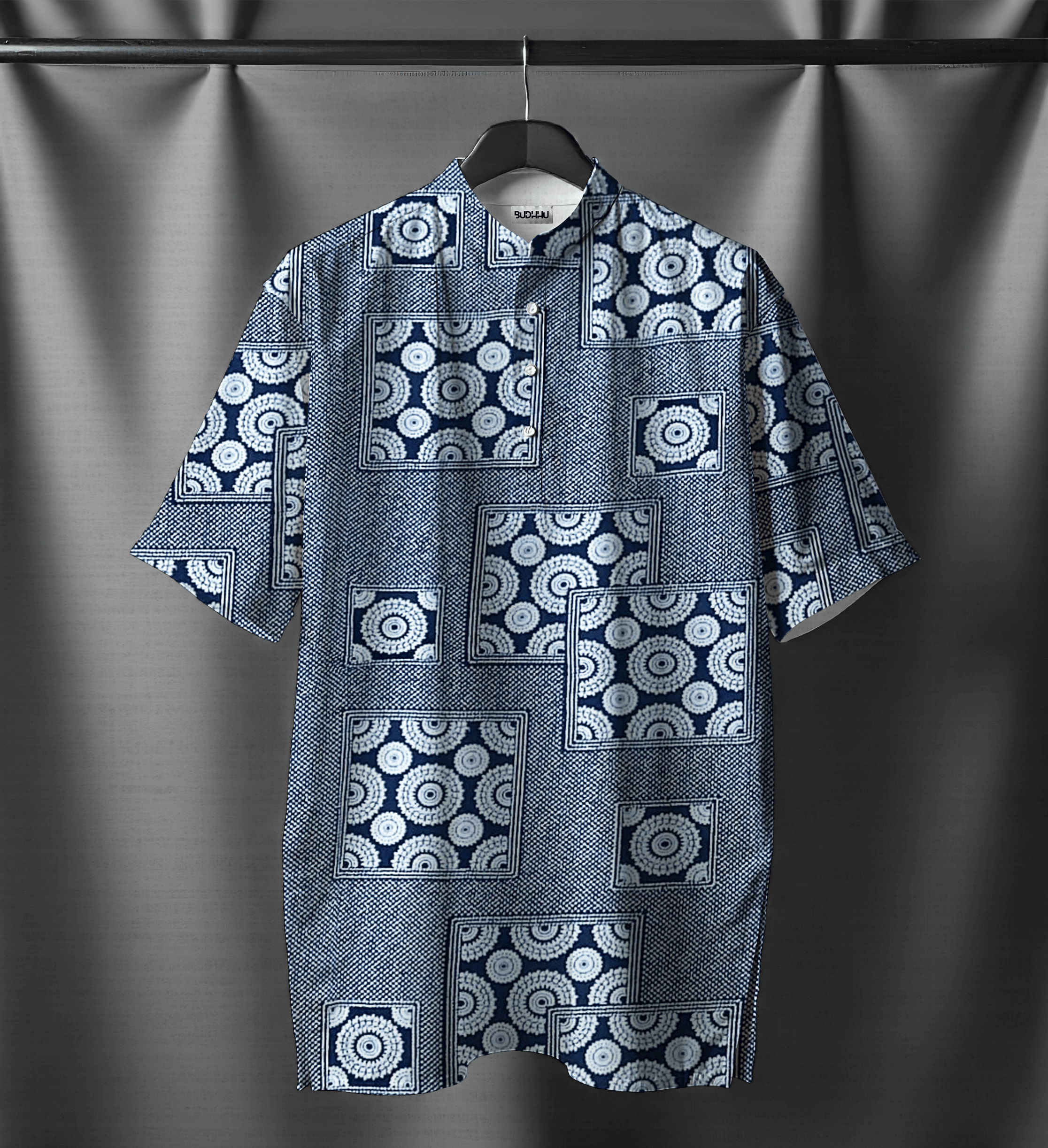 Indigo Mosaic Short Kurta