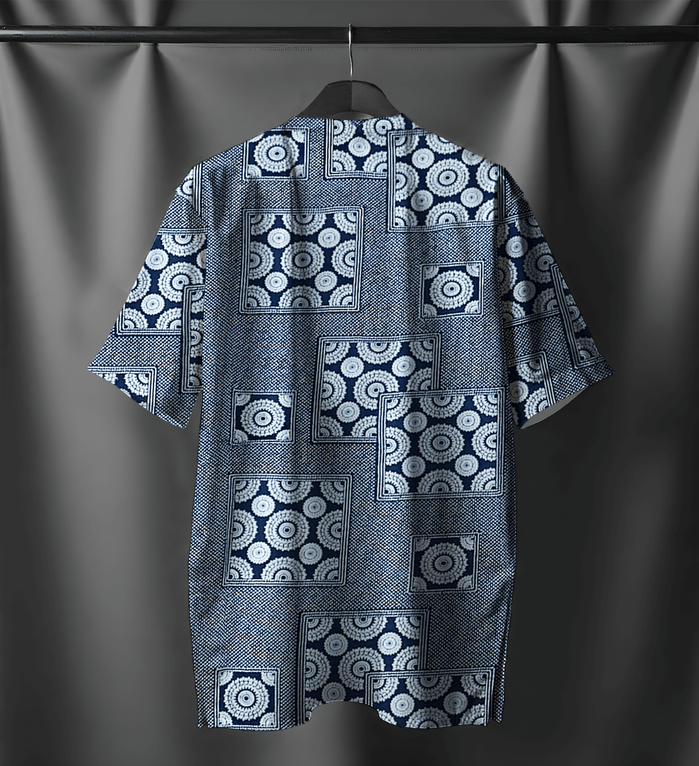 Indigo Mosaic Short Kurta