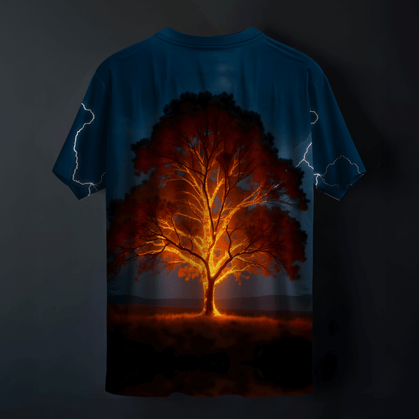 Jungle Flames Printed Tee