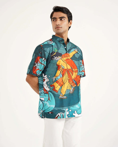 Krishan Leela Short Kurta