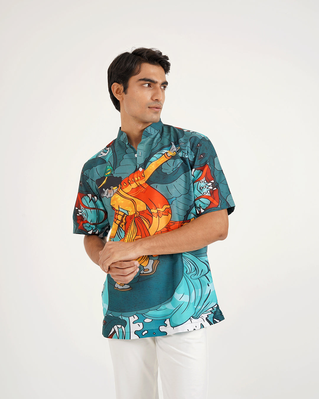 Krishan Leela Short Kurta