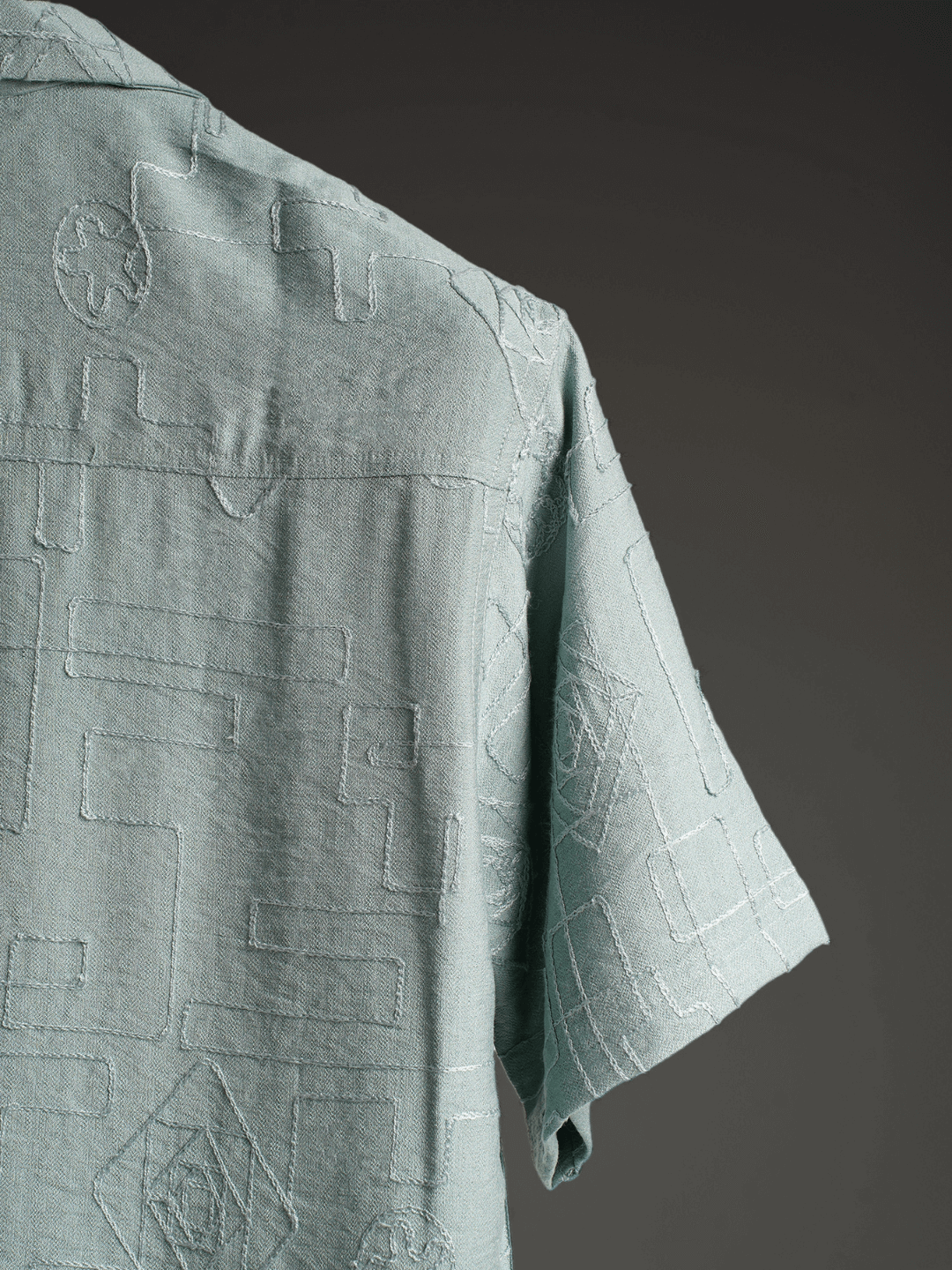 Leafy Luxe Knitted Shirt