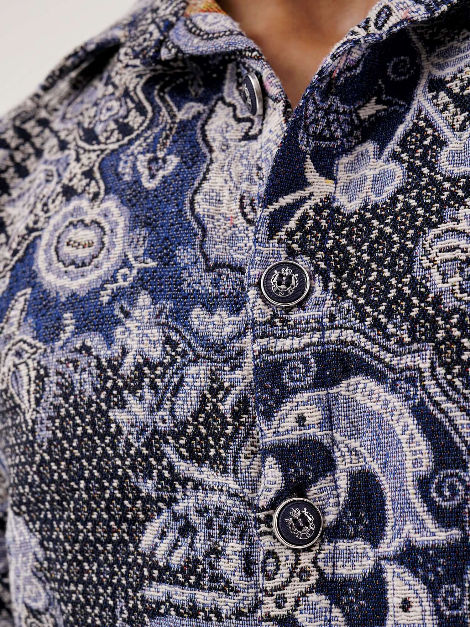 Navy Nebula Shacket – Premium Unisex Shacket - CLAZZEY