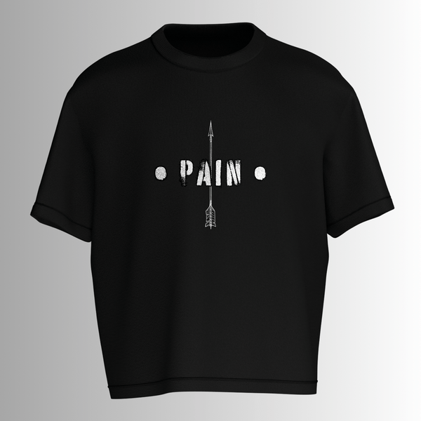PAIN Cotton Printed Oversize Tee
