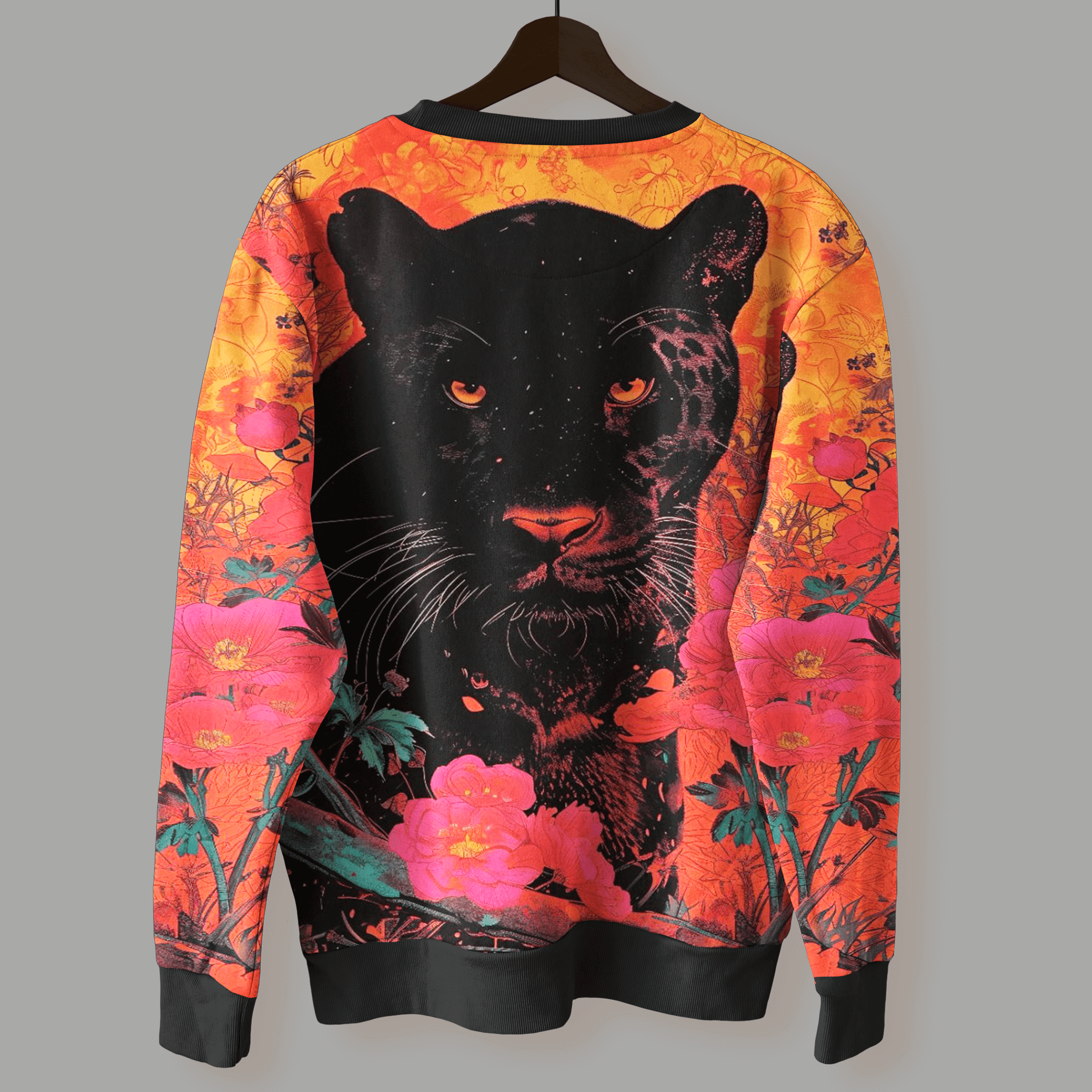 Panther's Paradise Printed Sweatshirt