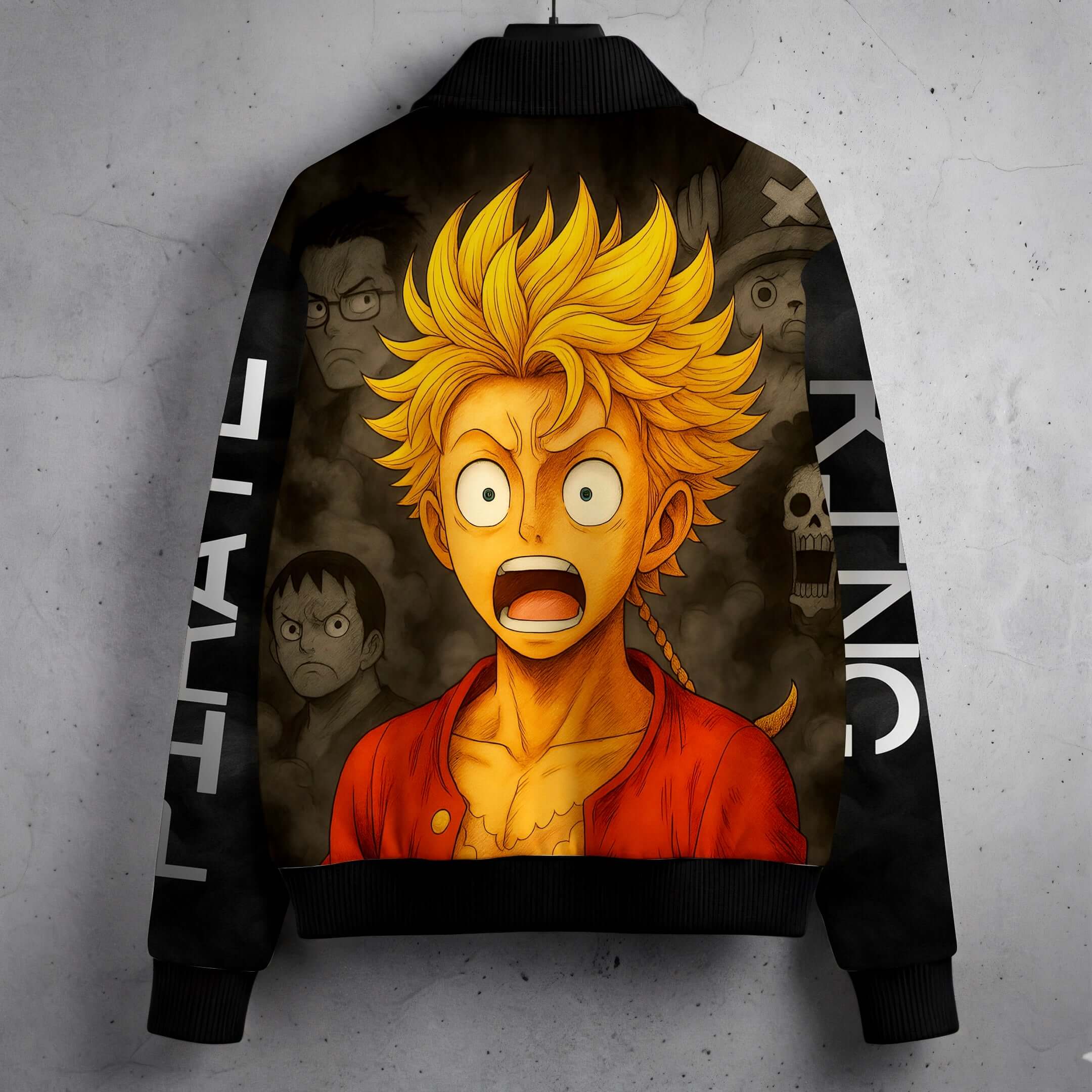 Pirate King Zip-Up Jacket – One Piece Anime winterwear