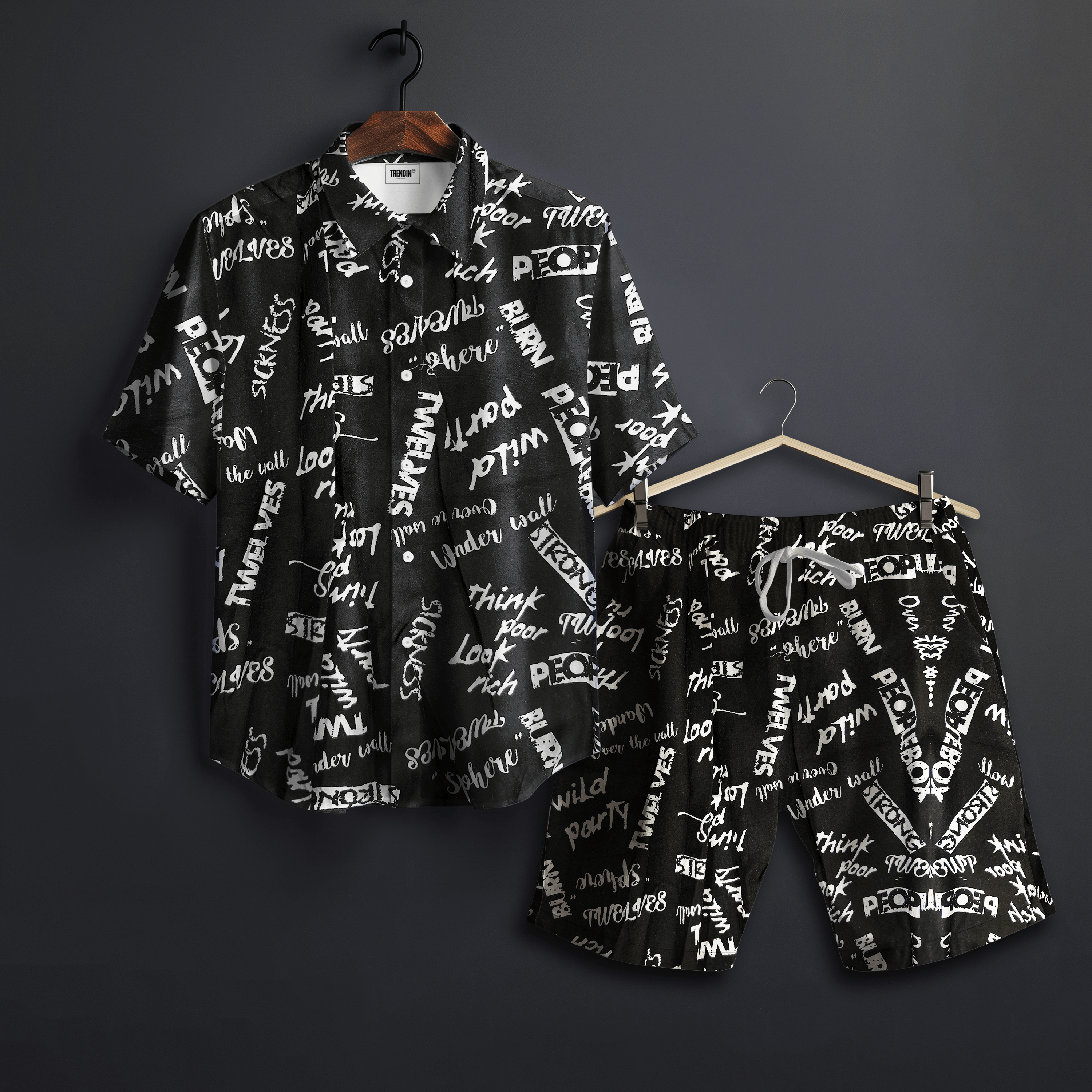 Beach Shirts and Short Set | 100% cotton