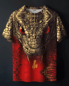 Red Venom Printed Tee