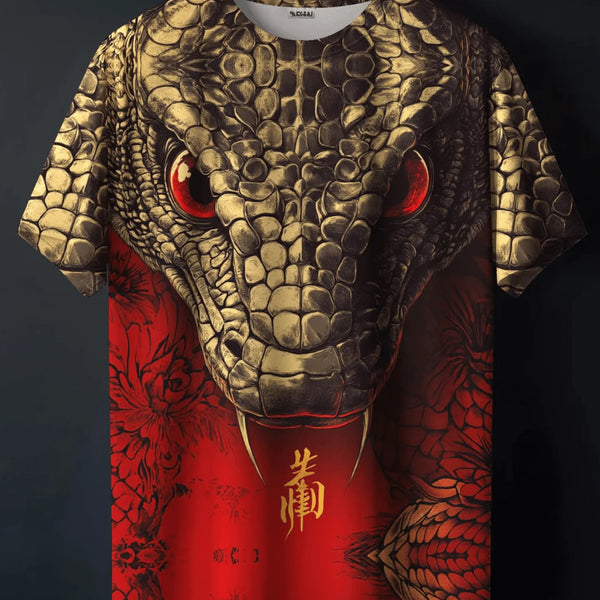 Red Venom Printed Tee