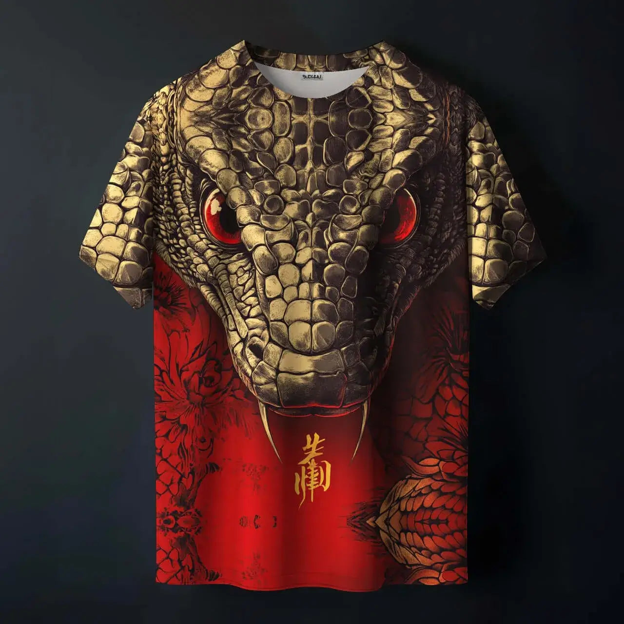 Red Venom Printed Tee - printed t shirts for men
