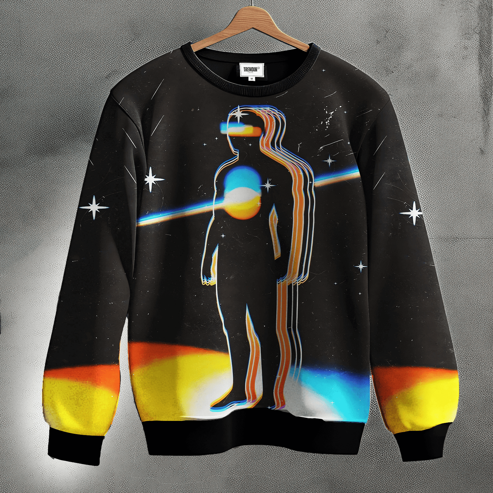 Retro Future Printed Sweatshirt