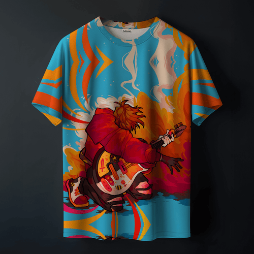 Retro Rockstar Printed Tee