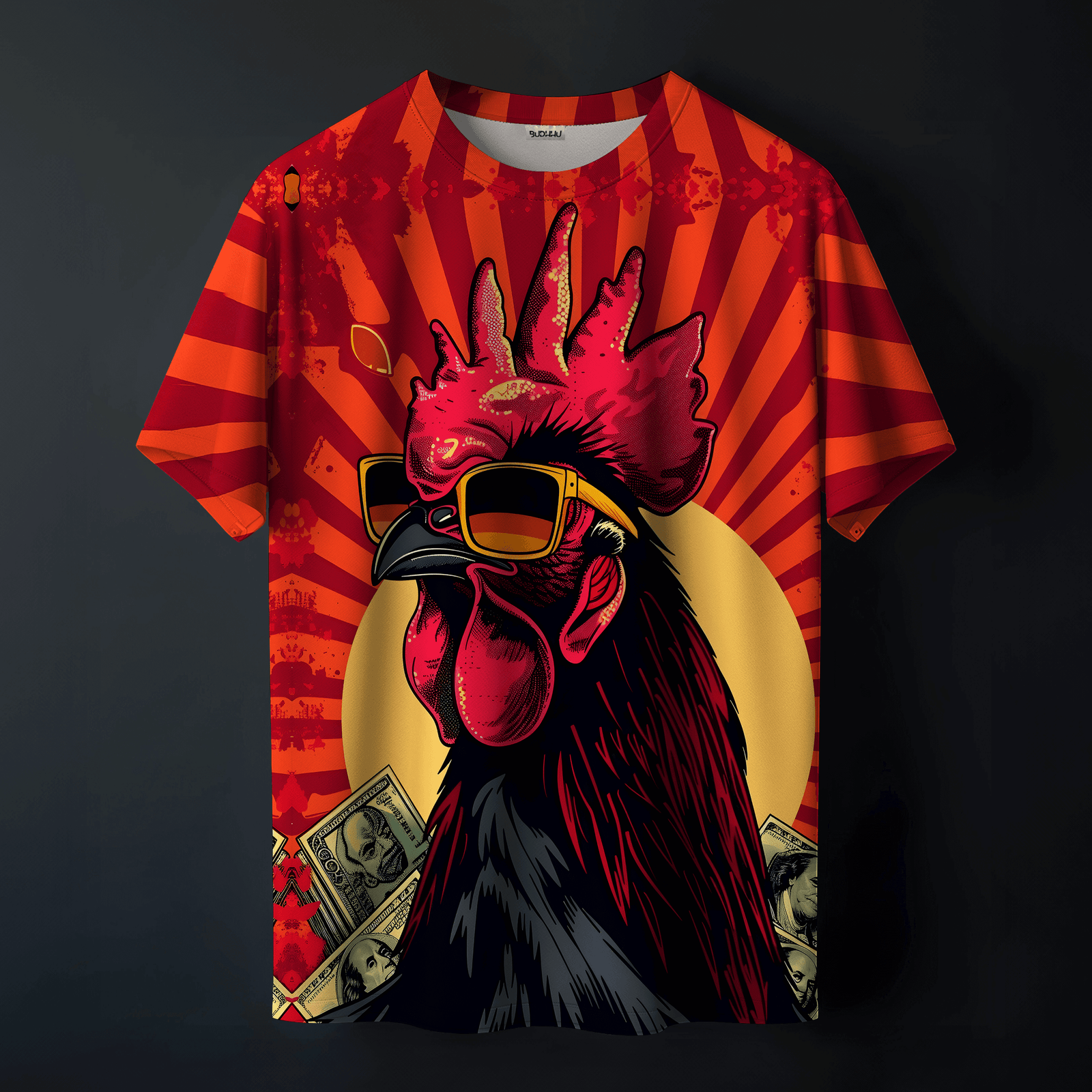 Rich Rooster Printed Tee