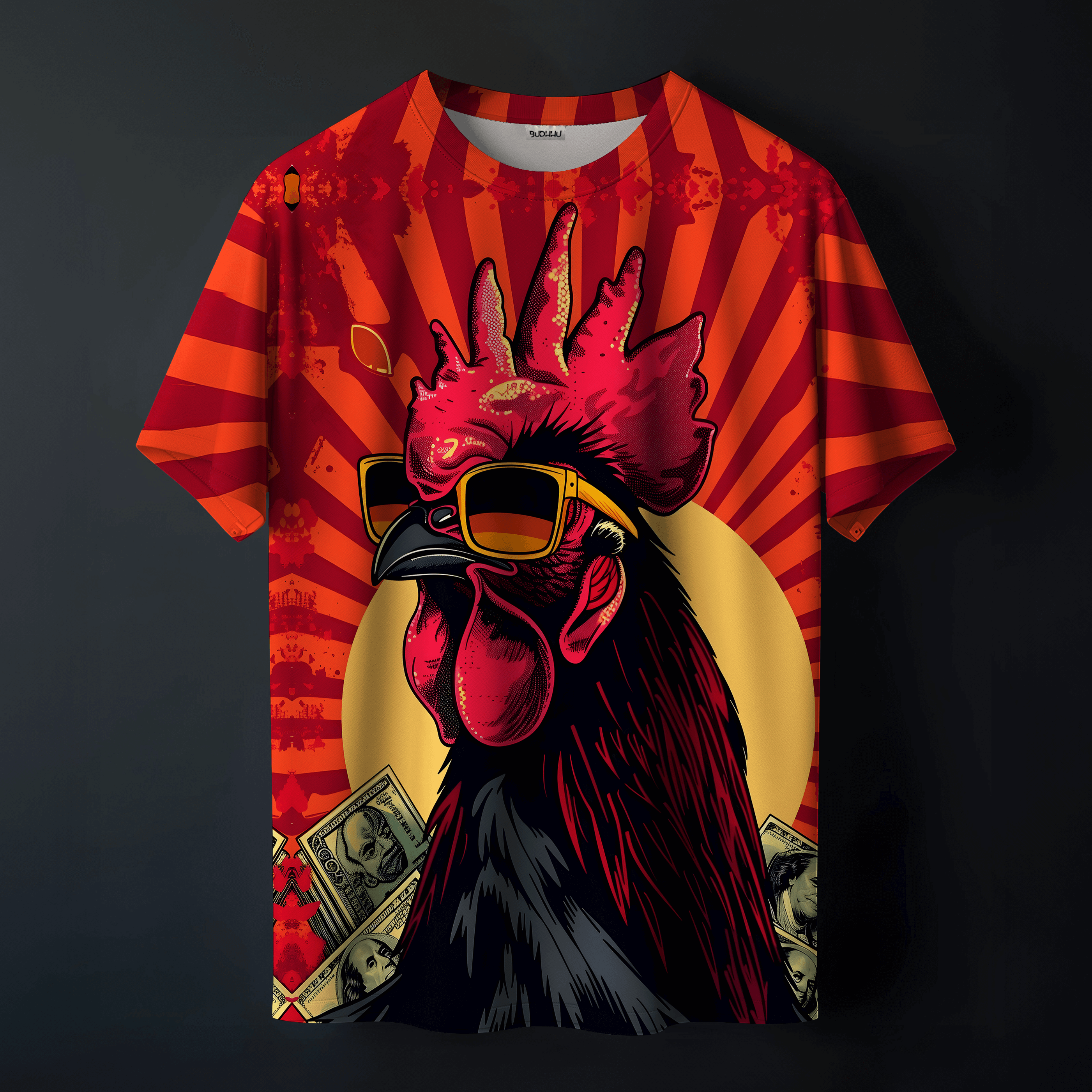 Rich Rooster Printed Tee