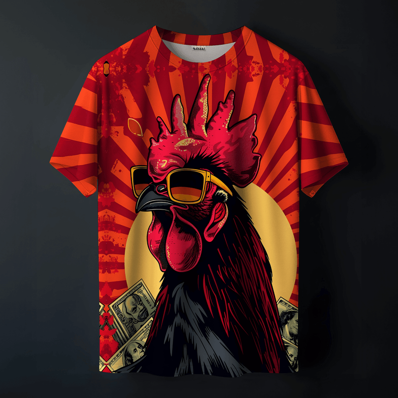 Rich Rooster Printed Tee