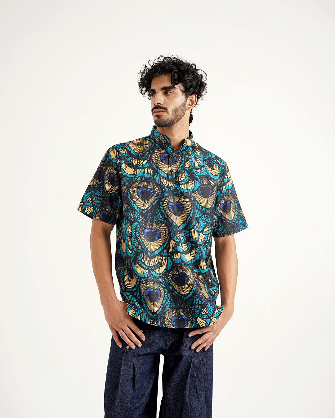 Royal Feather Short Kurta - CLAZZEY