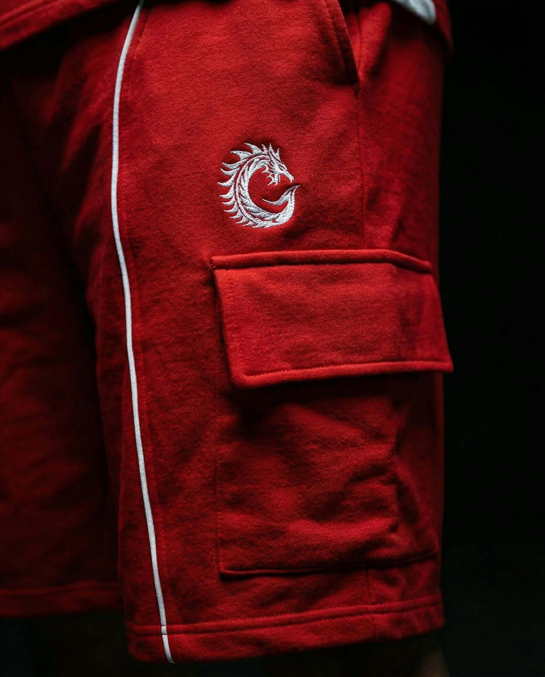 Ignite Red Heavyweight Tech-Terry Co-ord Set